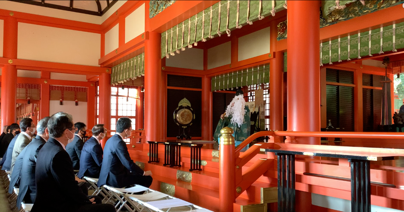 浜松市の五社神社にて安全祈願をしました