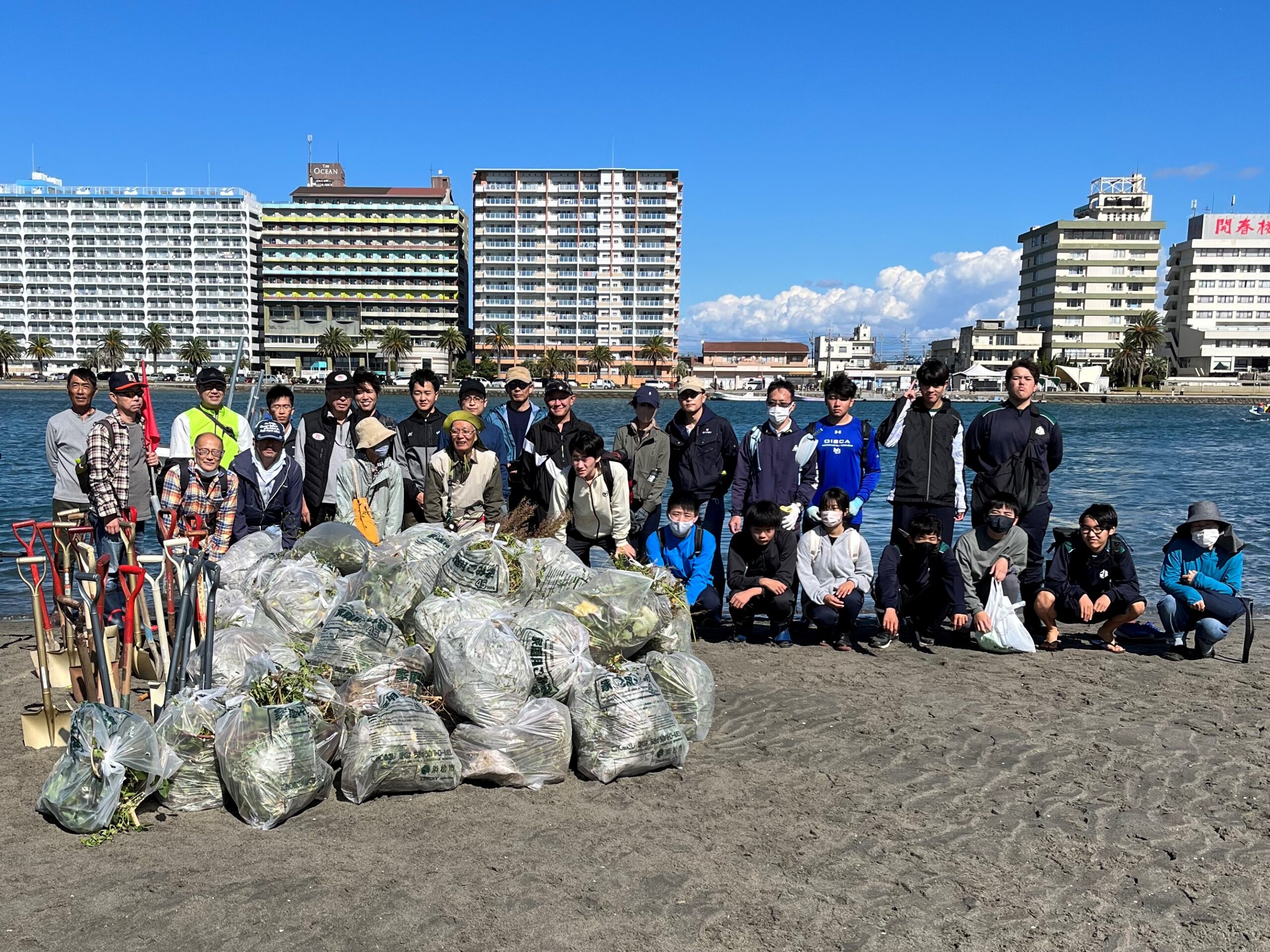 浜名湖のいかり瀬自然保護活動に参加しました