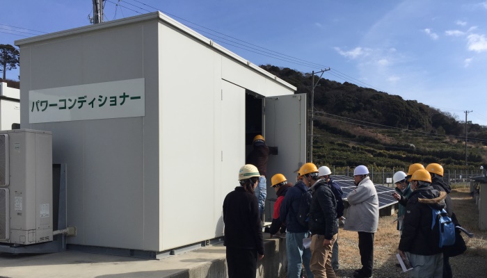 浜松・浜名湖太陽光発電所　見学会を開催しました